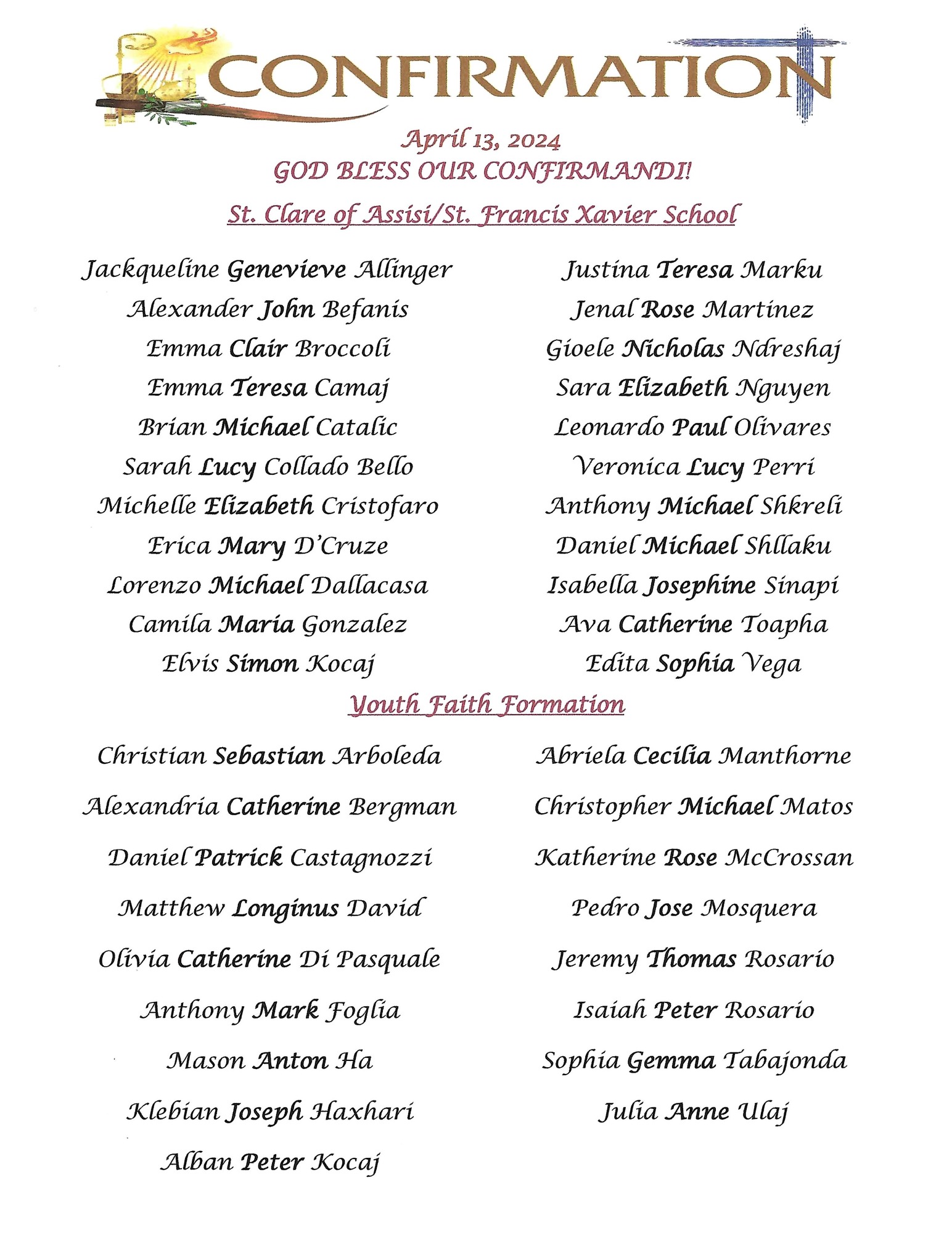 St. Francis Xavier Bronx, NY